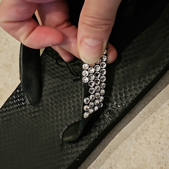 real Swarovski Crystal Flipflops - Picture 3 of 3